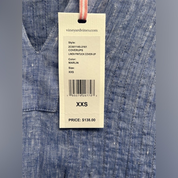 Vineyard Vines Linen Cover Up - Picture 2 of 3